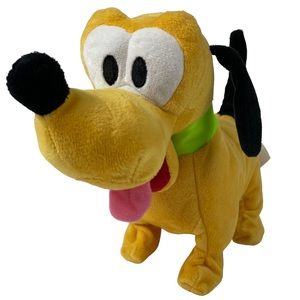 Disney Baby Pluto Animated Walking Barking Plush Stuffed Animal Tested Works 8”
